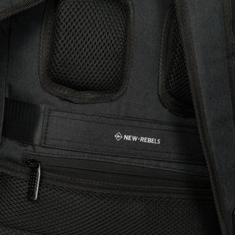 New Rebels Boyan Chicago Zwart 9L Rugzak Gerecycled Nylon