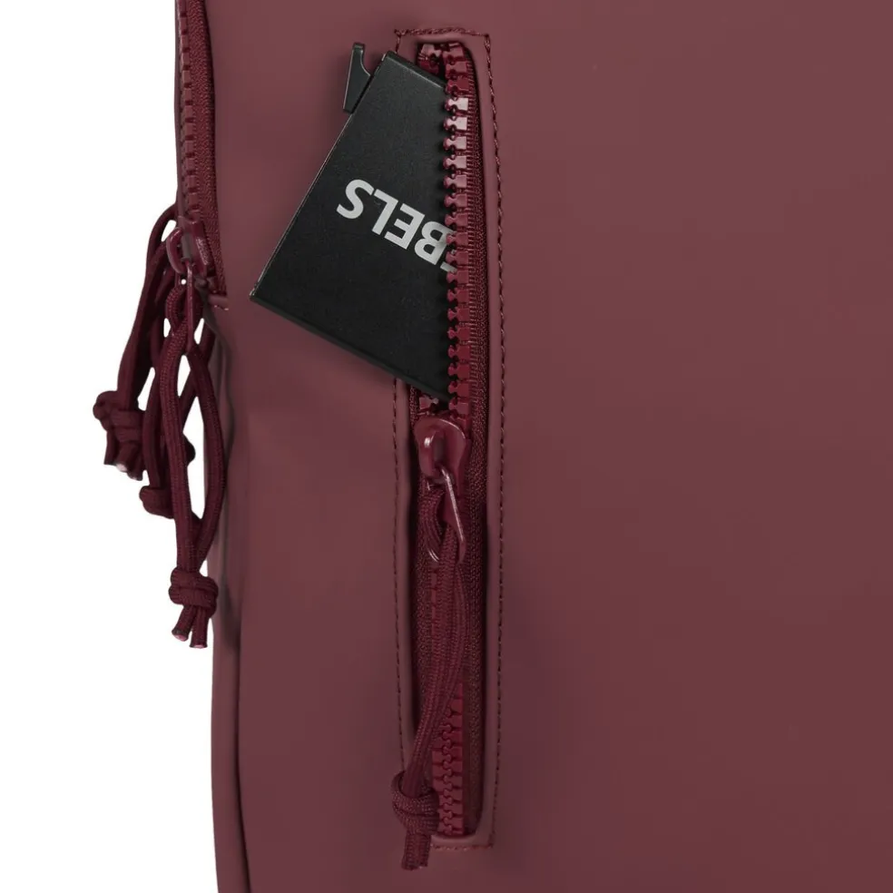 New Rebels Bruce Milwaukee Burgundy 18L Rugzak Waterafstotend Laptop 15.6"