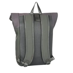 New Rebels Bruce New York Antraciet 21L Rolltop Rugzak Waterafstotend Laptop 15.6"