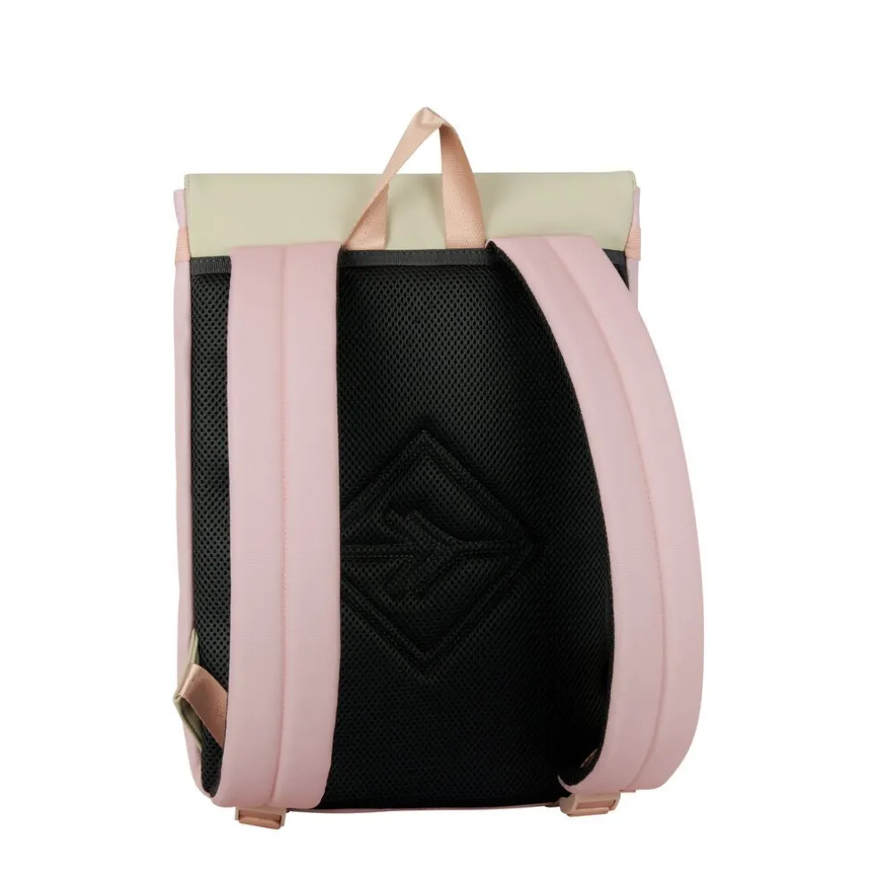 New Rebels Ceres Dothan Roze Beige 15L Rugtas met Flap Waterafstotend Laptop 15.6"