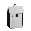 New Rebels Ceres Dothan Zwart Lichtgrijs 15L Rugtas met Flap Waterafstotend Laptop 15.6"