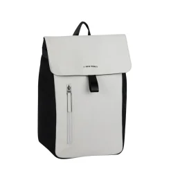 New Rebels Ceres Dothan Zwart Lichtgrijs 15L Rugtas met Flap Waterafstotend Laptop 15.6