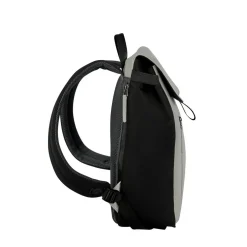 New Rebels Ceres Dothan Zwart Lichtgrijs 15L Rugtas met Flap Waterafstotend Laptop 15.6
