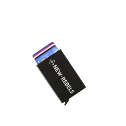 New Rebels Creditcardhouder Zwart RFID