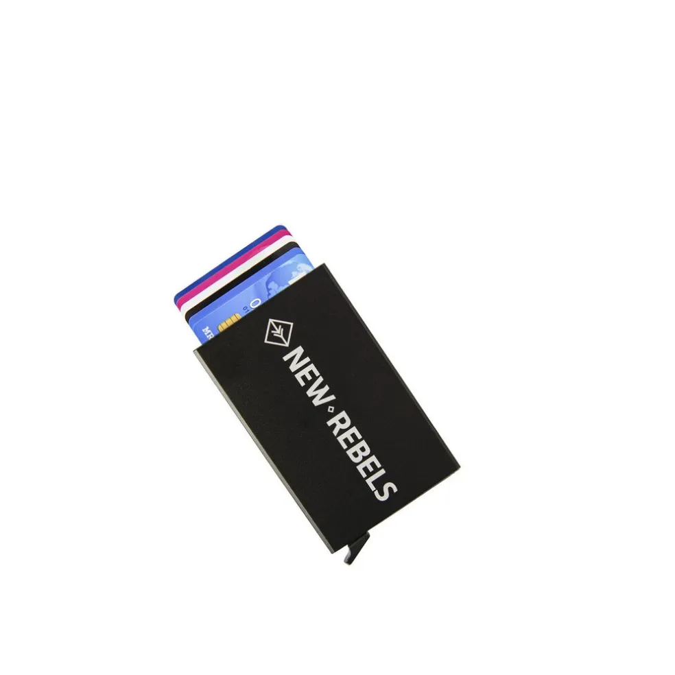 New Rebels Creditcardhouder Zwart RFID