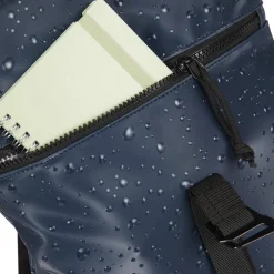 New Rebels Droplets Los Angeles Navy Blauw 7L Rolltop Rugzak Waterafstotend - Waterdruppel Design