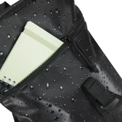 New Rebels Droplets Los Angeles Zwart 7L Rolltop Rugzak Waterafstotend - Waterdruppel Design