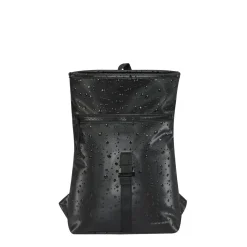 New Rebels Droplets Los Angeles Zwart 7L Rolltop Rugzak Waterafstotend - Waterdruppel Design