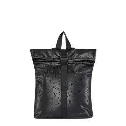 New Rebels Droplets Los Angeles Zwart 7L Rolltop Rugzak Waterafstotend - Waterdruppel Design