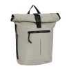 New Rebels Droplets  New York Rolltop Rugzak 21L Beige Waterafstotend Laptop 15.6"
