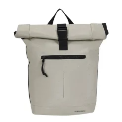 New Rebels Droplets  New York Rolltop Rugzak 21L Beige Waterafstotend Laptop 15.6