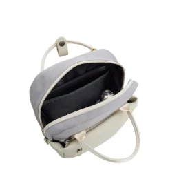 New Rebels Ferron Miami Rugzak 9L Waterafstotende Laptop Rugtas 13 inch Schooltas en Werktas van PU Nylon Comfortabel Lila Beige