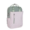 New Rebels Ferron Miami Rugzak 9L Waterafstotende Laptop Rugtas 13 inch Schooltas en Werktas van PU Nylon Comfortabel Lila