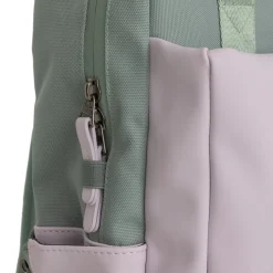 New Rebels Ferron Miami Rugzak 9L Waterafstotende Laptop Rugtas 13 inch Schooltas en Werktas van PU Nylon Comfortabel Lila