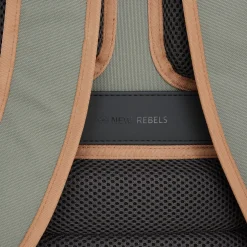 New Rebels Ferron Miami Rugzak 9L Waterafstotende Laptop Rugtas 13 inch Schooltas en Werktas van PU Nylon Comfortabel Antracite