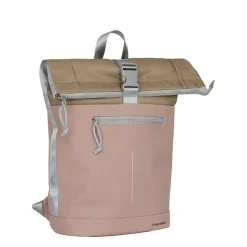New Rebels Ferron New York Rolltop Rugzak 16L Oud Roze