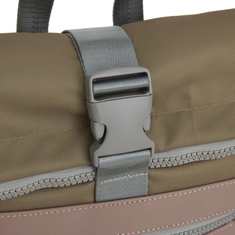 New Rebels Ferron New York Rolltop Rugzak 16L Oud Roze