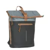 New Rebels Ferron New York Rolltop Rugzak 16L Antraciet
