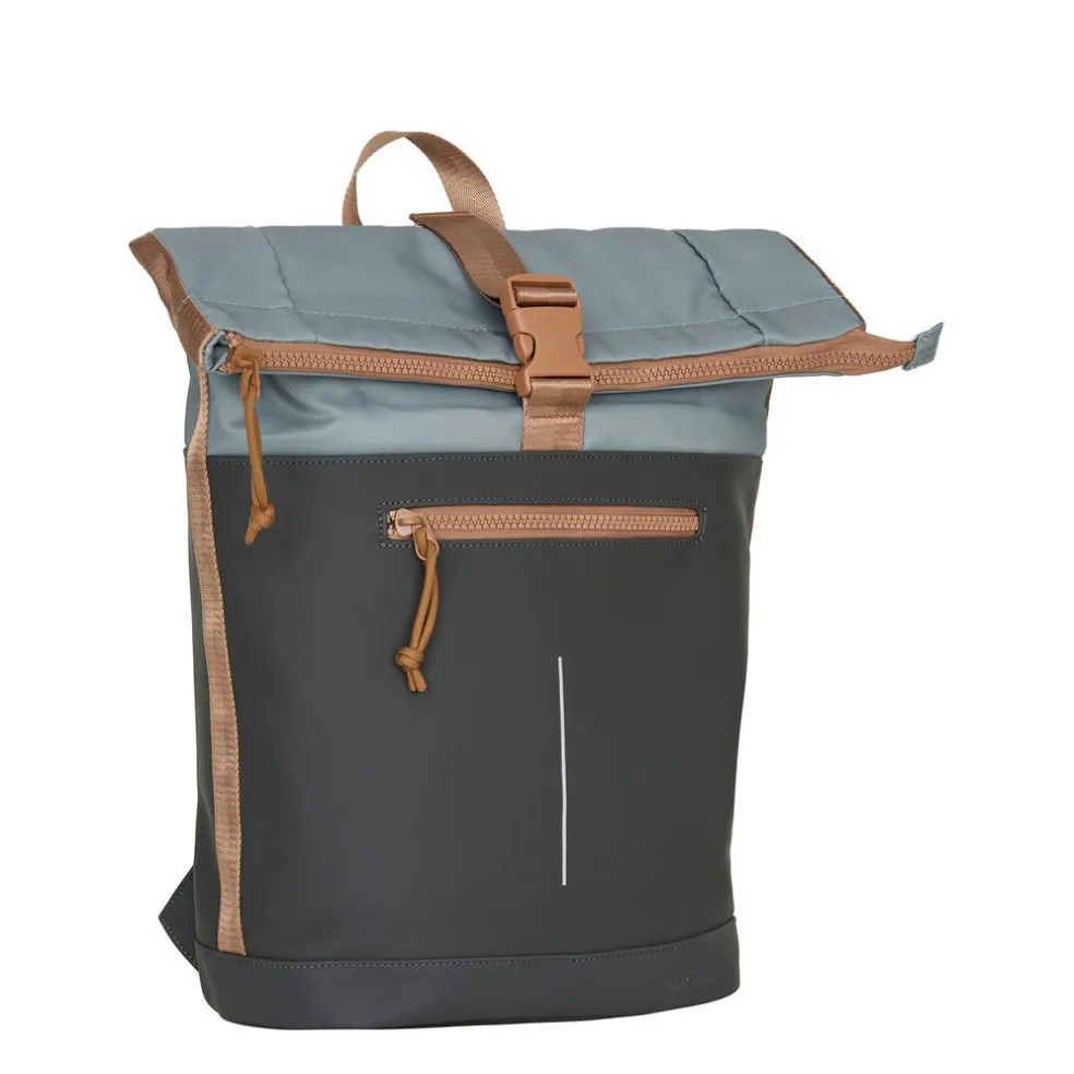 New Rebels Ferron New York Rolltop Rugzak 16L Antraciet