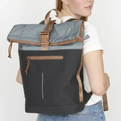 New Rebels Ferron New York Rolltop Rugzak 16L Antraciet