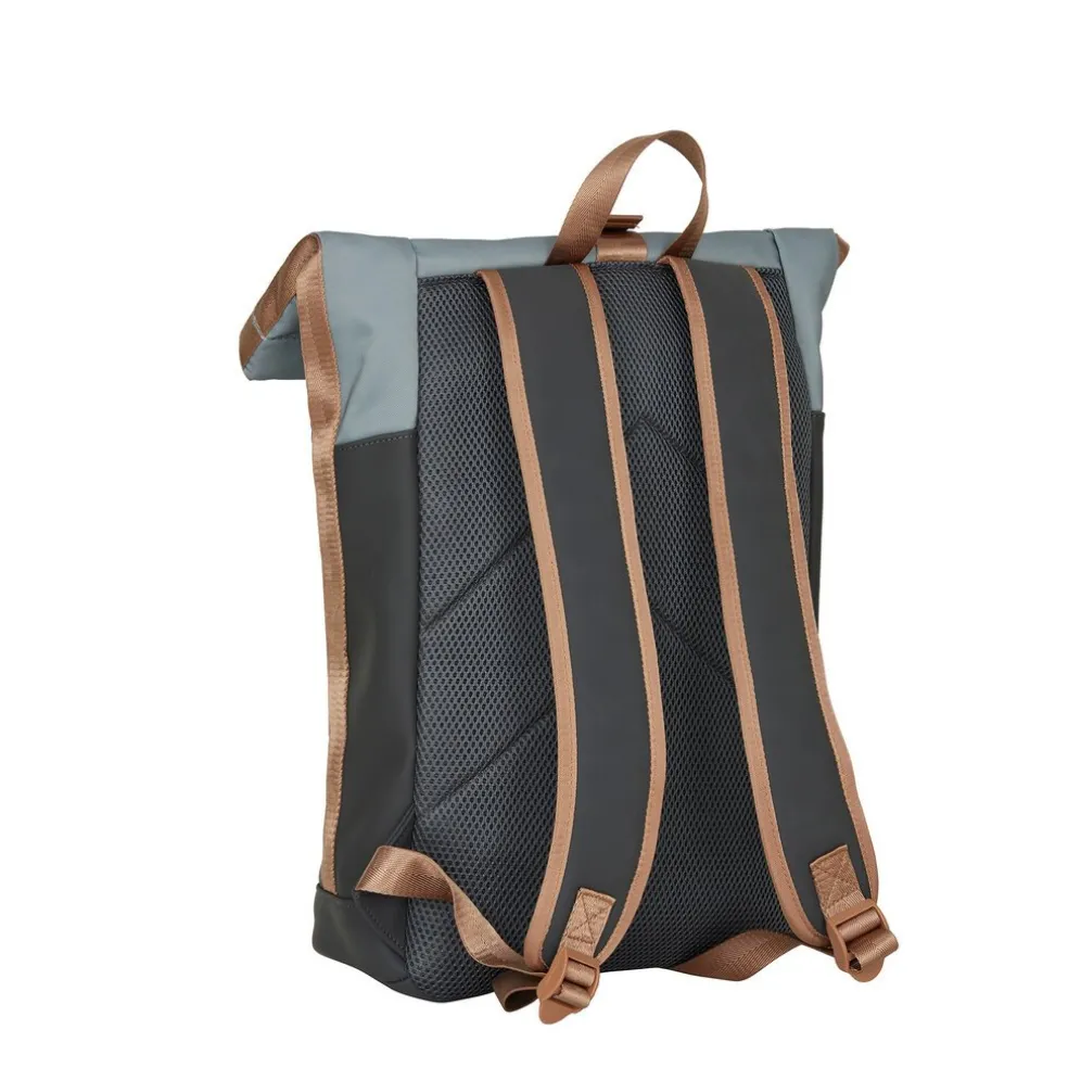 New Rebels Ferron New York Rolltop Rugzak 16L Antraciet