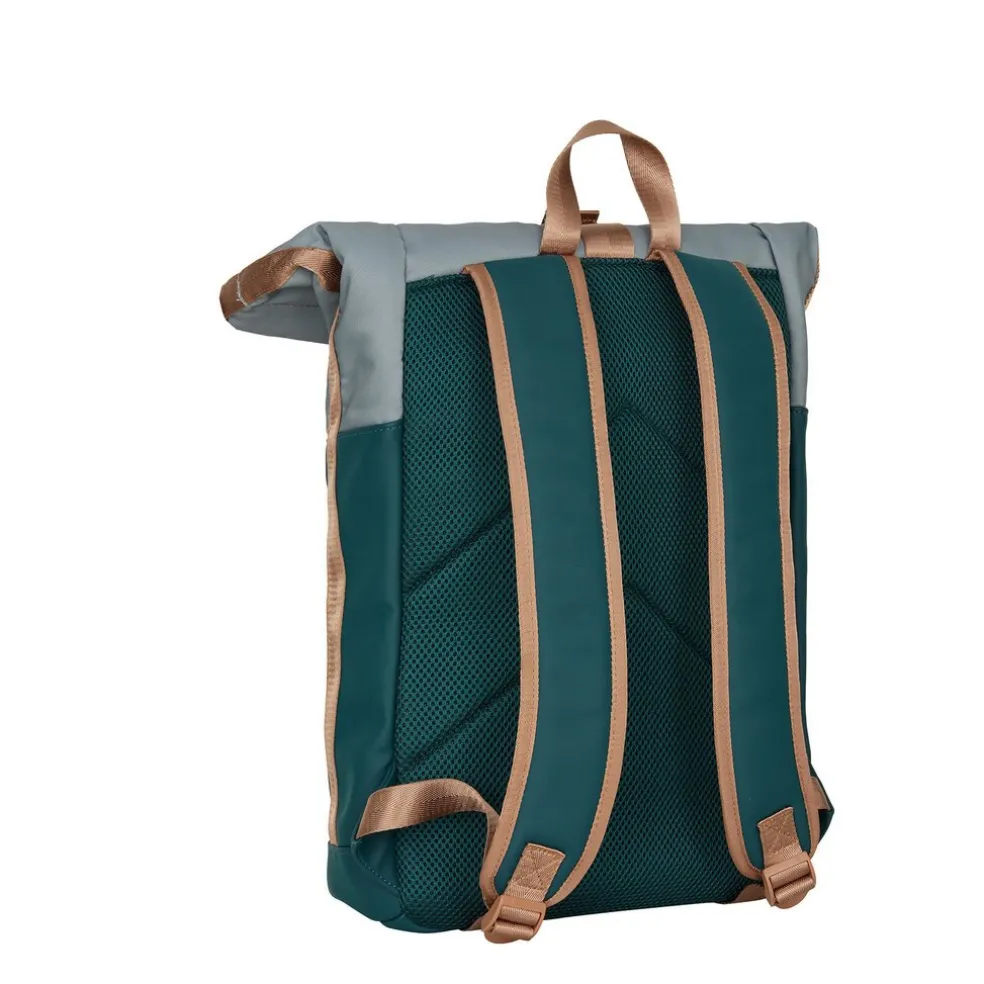 New rebels Ferron New York Rolltop Rugzak 16L Petrol