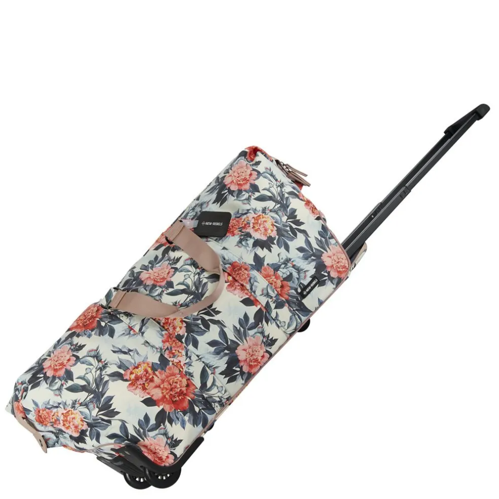 New Rebels Flora Weston Duffel Wit 54L Trolley Waterafstotend