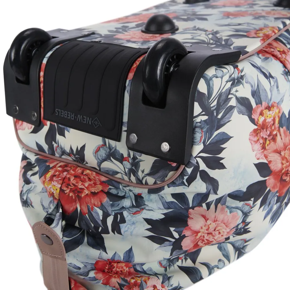 New Rebels Flora Weston Duffel Wit 54L Trolley Waterafstotend