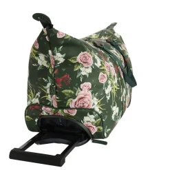 New Rebels Flora Weston Duffel Donkergroen 54L Trolley Waterafstotend