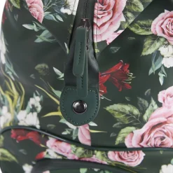New Rebels Flora Weston Duffel Donkergroen 54L Trolley Waterafstotend