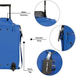 New Rebels Harper Laredo Kobaltblauw 29L On Board Trolley Waterafstotend