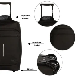 New Rebels Harper Laredo Zwart 29L On Board Trolley Waterafstotend