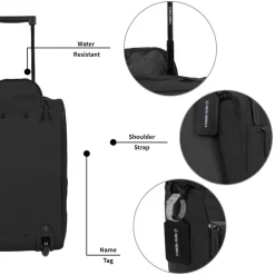 New Rebels Harper Laredo Zwart 29L On Board Trolley Waterafstotend