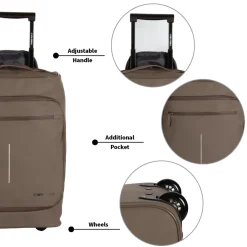 New Rebels Harper Laredo Taupe 29L On Board Trolley Waterafstotend