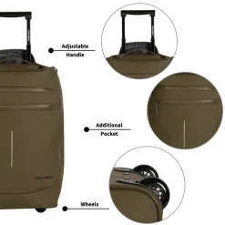 New Rebels Harper Laredo Olijf Groen 29L On Board Trolley Waterafstotend