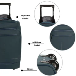 New Rebels Harper Laredo Navy 29L On Board Trolley Waterafstotend