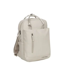 New Rebels Harper Miami Rugzak 9L Waterafstotende Laptop Rugtas 13 inch Schooltas en Werktas van PU Comfortabel Beige