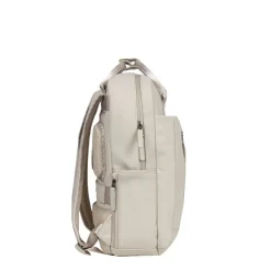 New Rebels Harper Miami Rugzak 9L Waterafstotende Laptop Rugtas 13 inch Schooltas en Werktas van PU Comfortabel Beige