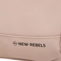 New Rebels Harper Miami Rugzak 9L Waterafstotende Laptop Rugtas 13 inch Schooltas en Werktas van PU Comfortabel Oudroze