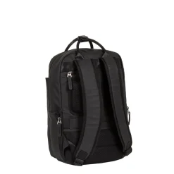 New Rebels Harper Miami Rugzak 9L Waterafstotende Laptop Rugtas 13 inch Schooltas en Werktas van PU Comfortabel Zwart