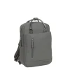 New Rebels Harper Miami Rugzak 9L Waterafstotende Laptop Rugtas 13 inch Schooltas en Werktas van PU Comfortabel Antraciet