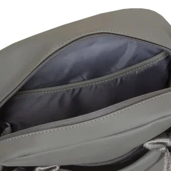 New Rebels Harper Miami Rugzak 9L Waterafstotende Laptop Rugtas 13 inch Schooltas en Werktas van PU Comfortabel Antraciet