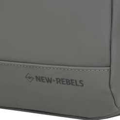 New Rebels Harper Miami Rugzak 9L Waterafstotende Laptop Rugtas 13 inch Schooltas en Werktas van PU Comfortabel Antraciet