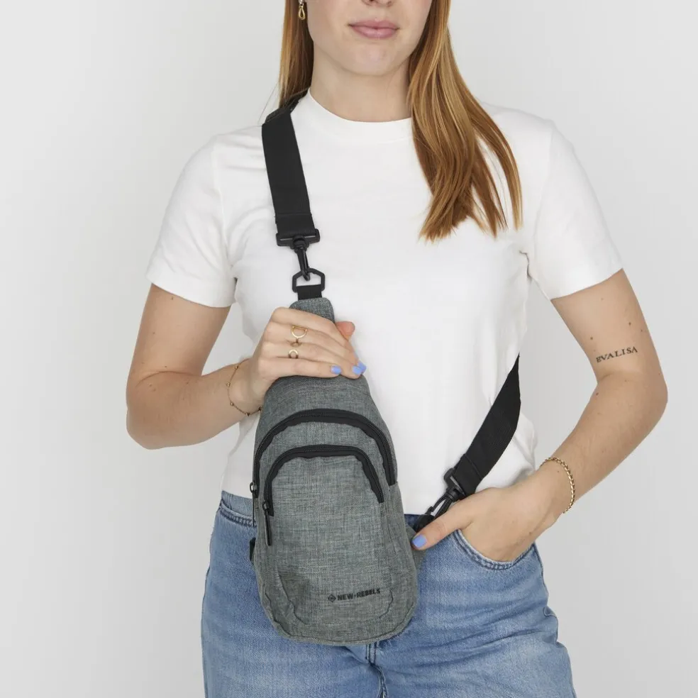New Rebels Heaven Mankato Mint Blauw Crossbody Tas