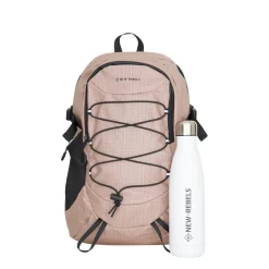 New Rebels Hugo Brentwood Waterdichte Lichte Rugzak Hiking Rugtas van 11 Liter Oud Roze