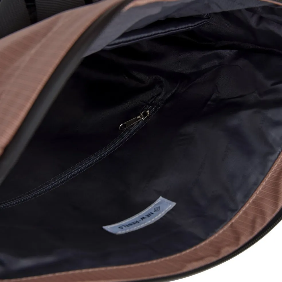 New Rebels Hugo New York 17L Waterdichte Rolltop Rugtas Oud roze