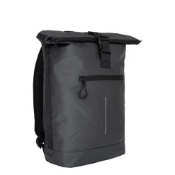 New Rebels Hugo New York 17L Waterdichte Rolltop Rugtas Zwart