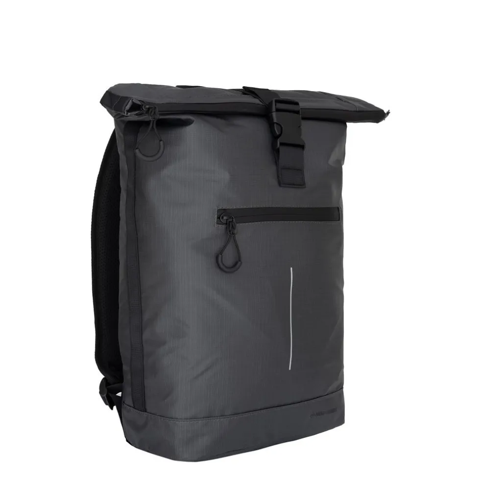 New Rebels Hugo New York 17L Waterdichte Rolltop Rugtas Zwart