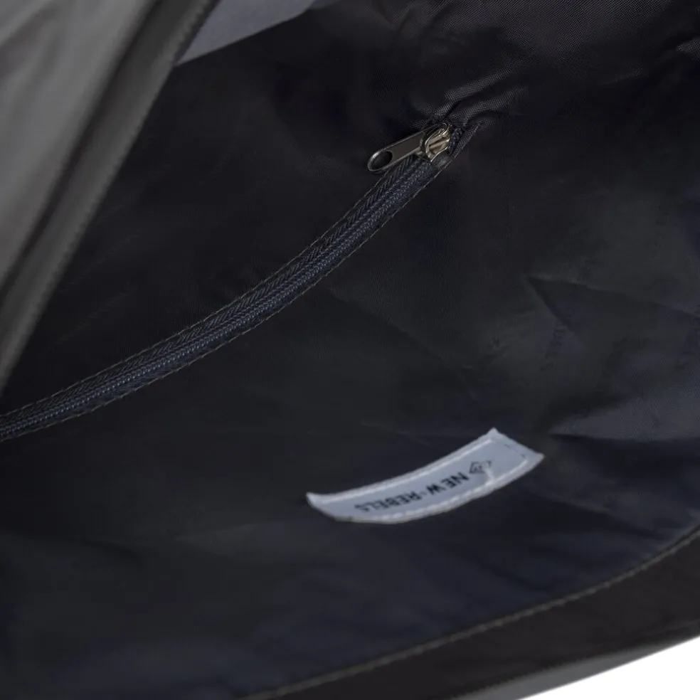 New Rebels Hugo New York 17L Waterdichte Rolltop Rugtas Zwart