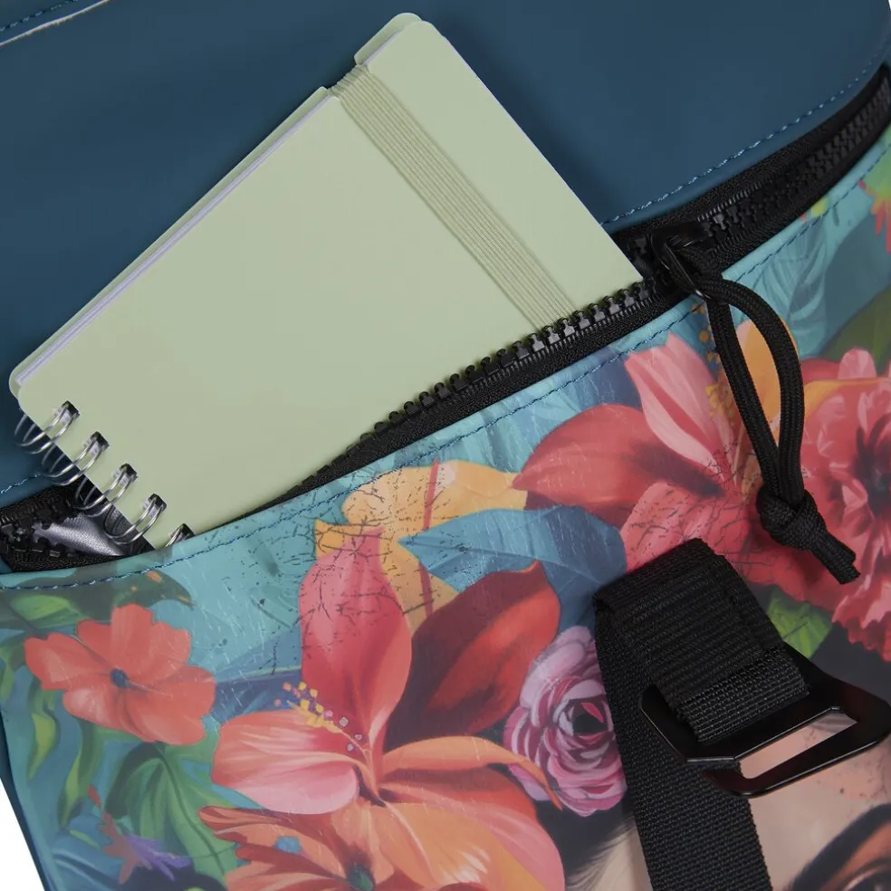 New Rebels Mart Art - Los Angeles Flowerhead Rolltop Rugzak